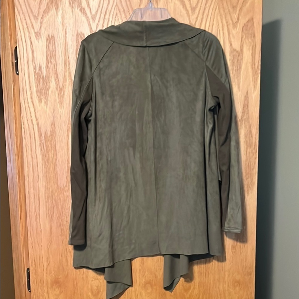 Blank NYC Green Open Front Cardigan - Picture 11 of 11